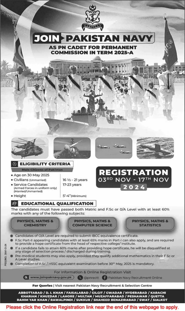 Pak Navy Jobs 2025